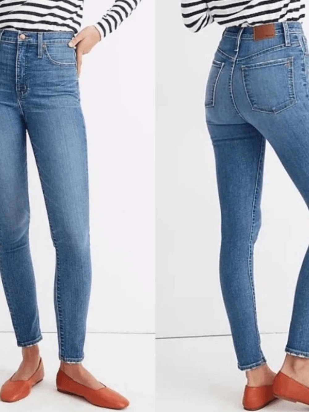 Madewell 11" High-Rise Skinny Jeans in Maricopa Wash AG164 size 34